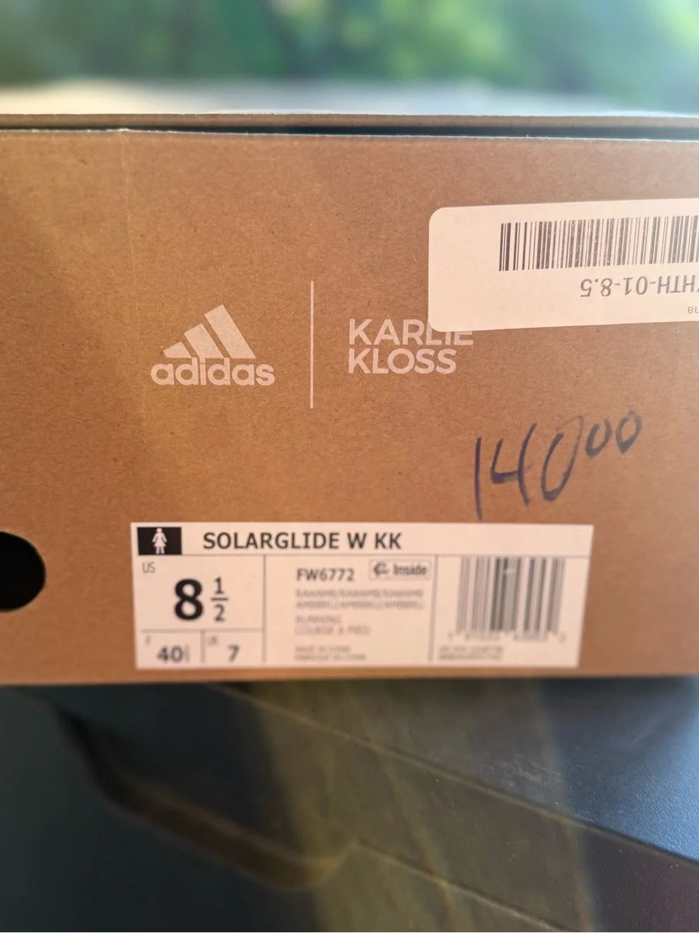Adidas Karlie Kloss Solarglide Bright Red Athletic Sneakers